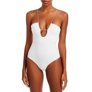Jade Swim Micro Naomi Swimsuit white Small